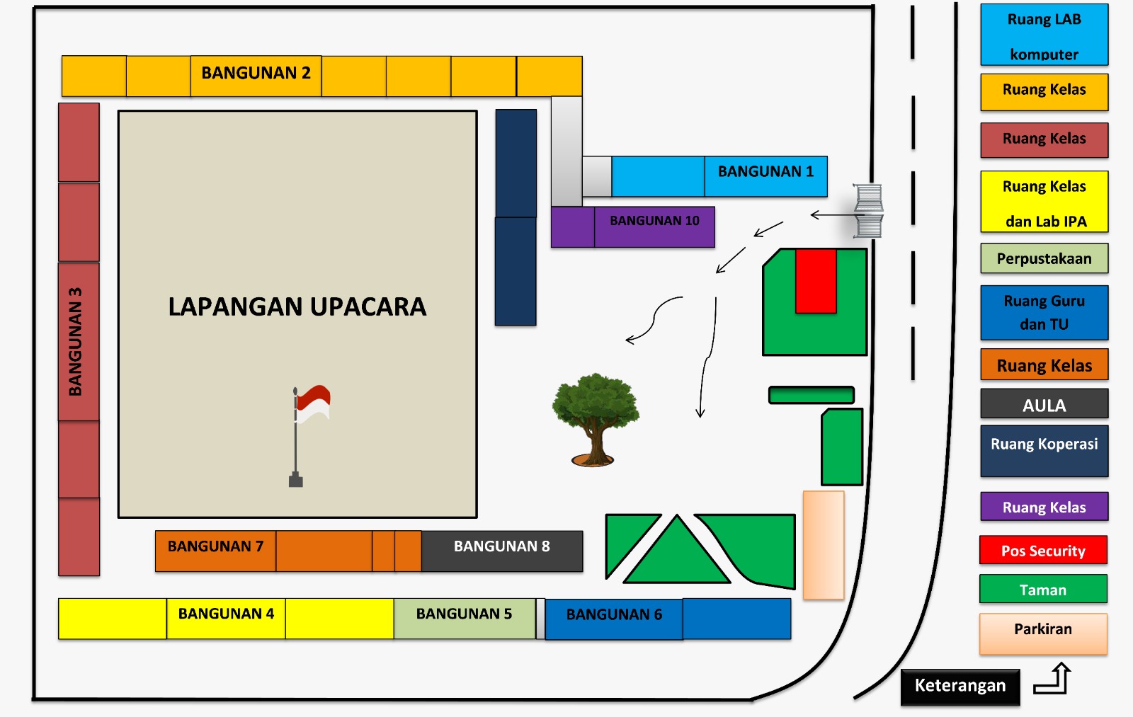 Denah SMKN 1 Kasreman